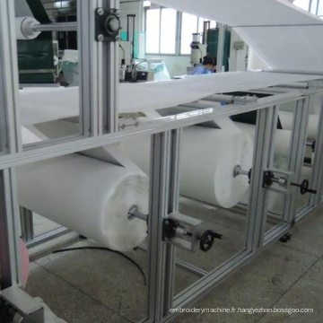 Machine de fabrication de coussins gonflables jetables jetables entièrement automatisés